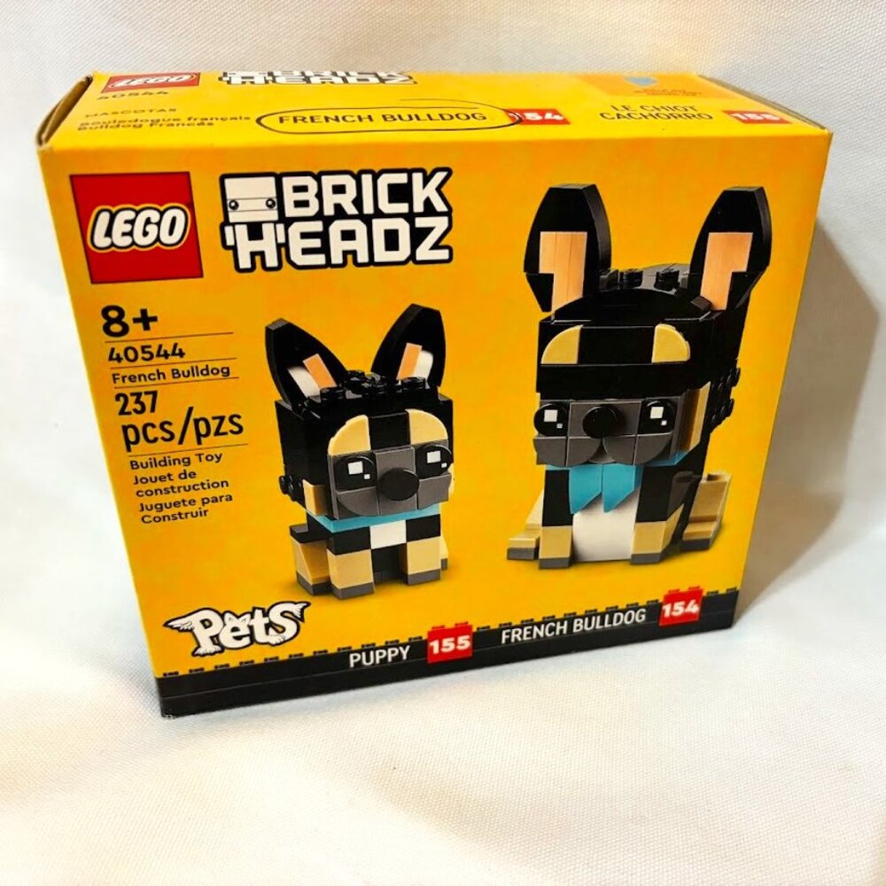 Lego Brick Headz - French Bulldog  #40544